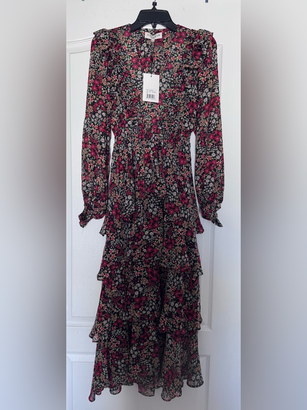 Hale Bob Tiffany Dress – Red; Size XS